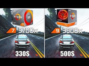 Ryzen 7 3700x vs Ryzen 9 3900x Test in 9 Games
