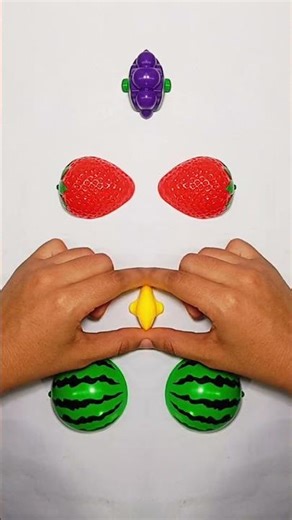 FRUIT MAGIC 🍓 #viral #trending #fruits #fruitasmr #apple #banana #grape