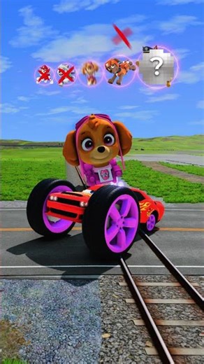 Cursed Paw Patrol Trains VS Big and Small Cringe McQueen Cars: Who wins? - BeamNG.drive