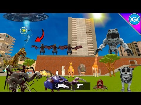 Nextbots in Playground Mod 4.5.5 All Animals Mutant Infected Zoochosis vs Zoonomaly Movie Gameplay
