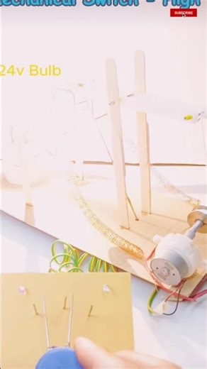 Mechanism Switch.Dc Motor|#tech#dcmotor#youtubeshorts#motor#mechanicalproject