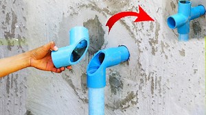 14M views · 58K reactions | Brilliant Idea | He fix PVC pipe broken in the wall #PVC #electricity | Learn for life | Facebook