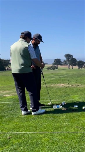 Jason Rivas on Instagram: "🪨 Skip That Rock Bring that right elbow (for right-handed golfers) down and keep it tight to your body — just like you would if you were skipping a rock across a pond 🫳🌊 The golf swing 🏌️‍♂️ is often overcomplicated and explained in overly technical ways 🔧🧠, making it harder for players to improve. Instead, find a simple parallel — one correct position or move — and connect it to something natural you’ve already done 🤝🧠. This removes overthinking and is one of 