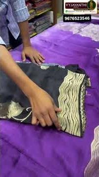 ✨ Elegance in Every Drape! | Vyjayanthi Silks | Chanda Nagar | Hyderabad | Rajahmundry |✨