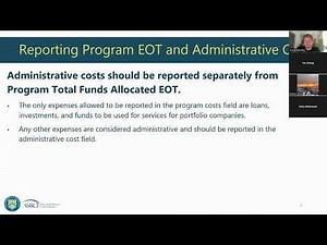 SSBCI Capital Program Quarterly Report Training