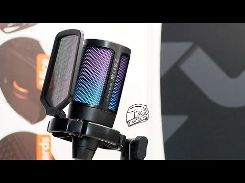 Fifine AmpliGame A6V RGB USB Microphone Review