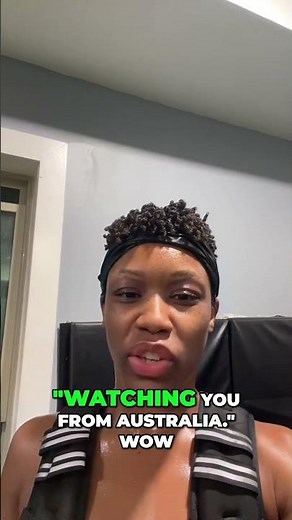 Aussie fan loves my workout vest! Live session tomorrow. #shorts