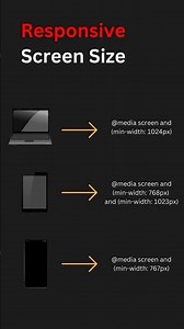 Responsive Screen Size Breakpoints | Mastering CSS Media Queries for Responsive Web Design#shortfeed