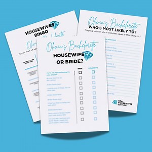 Real Housewives Bachelorette Party Games: Bravo Edition (instant Download) - Etsy