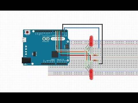 21. Jak z pomocą Arduino zaświecić kilkadziesiąt diod równocześnie stosując multiplexing?