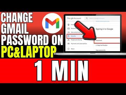 How To Change Gmail Password On Pc & Laptop (2026)