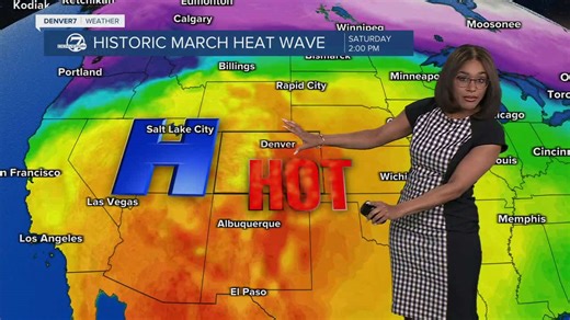 Denver hits first 80° day, record heat builds into weekend