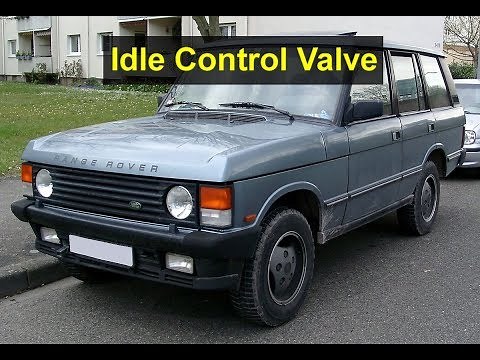 Idle air control valve location and removal, Land Range Rover - VOTD