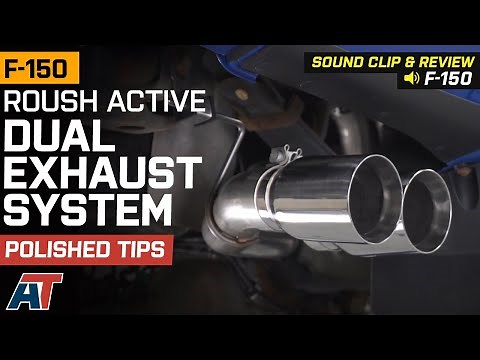 2015-2020 F150 3.5L Ecoboost Roush Active Dual Exhaust System with Polished Tips Sound Clip & Review