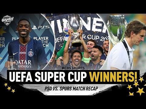 PSG WIN the UEFA Super Cup | PSG vs Tottenham Hotspur Match Recap | Spurs lose PKs | Golazo Matchday