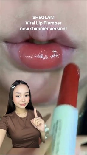 Finally trying this viral Lip Plumper Shimmer version!!✨ #shimmer #makeup #tutorial #sheglamlipplumper #lipstick #fyp #foryoupage #lipplumper #SHEGLAM | kazzuu
