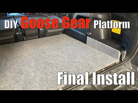 Finishing the DIY Goose Gear Platform (3rd row delete plate)