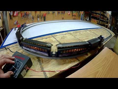 Hawthorne Village Silver Moon Express complete double oval train set