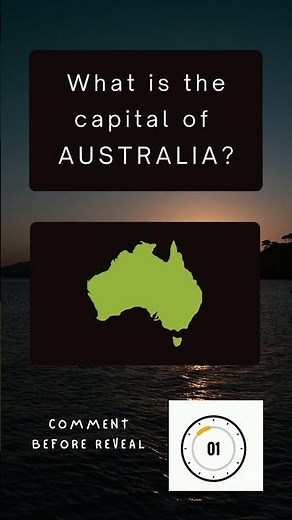 Capital of Australia !!!