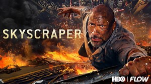 Dwayne Johnson jumping into a burning building, who doesn't want to see that? Watch Skyscraper tonight at 8/9pm on HBO with Flow. #HBOMAX | Flow