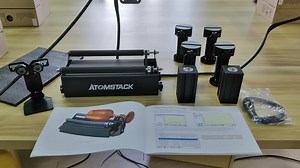 ATOMSTACK R3 PRO Rotary Engraver Y-axis Roller Engraving Module for Cylindrical Objects Wine Glass Tumbler Cans Box Round Pen