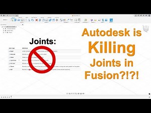 Autodesk Fusion - Comparing Joints and Constaints