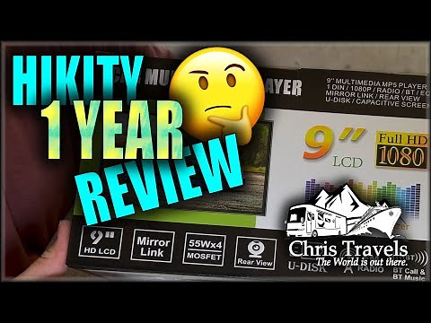 Hikity 9 Inch CarPlay and Android Auto ONE YEAR Review