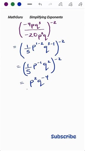 Simplifying Exponent