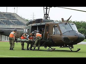 陸自、統合防災演習公開＝首都直下地震発生を想定した救助活動