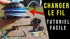 Comment METTRE du Fil dans sa Débroussailleuse/Coupe Bordure ? Tutoriel Débutant - VideoTutoriels