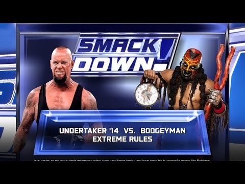 WWE 2k25 - Undertaker '14 vs Boogeyman: Extreme Rules Match at Smackdown
