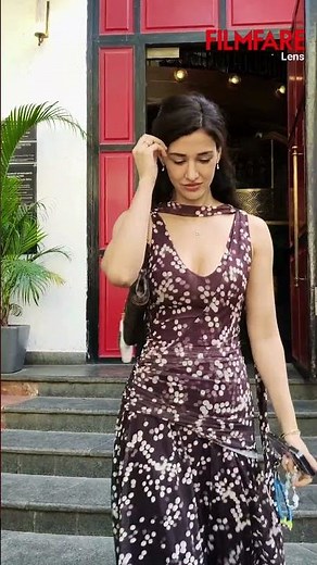 Disha Patani steps out in the city in a pretty summer dress
