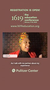 For the past two years, the 1619 Education Conference has illuminated themes and resources from The 1619 Project, and explored how educators from all contexts are #Teaching1619. Attendees have heard from keynote speakers like Ibram X. Kendi, Martha S. Jones, Renée Watson and Nikkolas Smith, and panelists of contributors to The 1619 Project’s creative works including Tim Seibles, A. Van Jordan, Cornelius Eady, and Kimberly Annece Henderson. Educators from The 1619 Project Education Network and Af