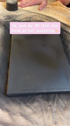 Couple Hand Print Painting Ideas for a DIY Romantic Art Project