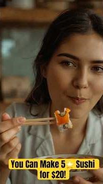 How I Made $400 Sushi with My $20 Kit 🍣