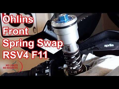 OHLINS Fork SPRING CHANGE Motorcycle Fork Springs - APRILIA RSV4 1100 Factory Upgrade