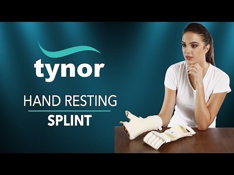 Tynor HAND RESTING SPLINT (E29) for providing comfortable support & immobilization to hand & wrist