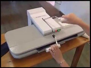 Blanca Press Commercial Ironing Press Demo