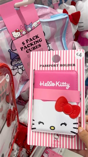 Hello kitty passport holder #hellokitty #sanrio #primark #hellokittystuff #sanriogirl