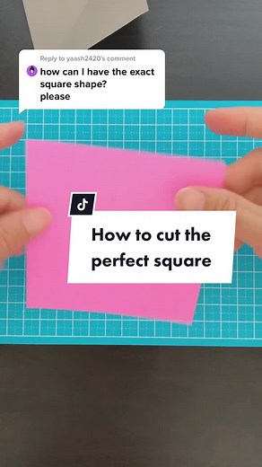 Reply to @yaash2420 Making perfect square paper for origami #learnontiktok #papercuttting #tiktok_uk #origami #papercraft