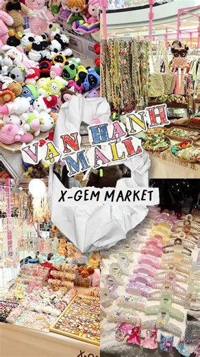 Đi qua mấy gian hàng dễ thương như vầy thì ai mà cưỡng lại được đúng không 😍 Ghé liền Vạn Hạnh Mall để check ngay nhaaaa 🙌🏼🙌🏼🙌🏼 #xgemmarket #vanhanhmall #market