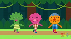 Take a walk in the jungle with Noodle & Pals! #WalkingInTheJungle #SuperSimple #NoodleAndPals #preschool ▶️ https://youtube.com/watch?v=ADf8x8Z50y0 | Noodle & Pals
