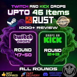 Rust Twitch Drops & Kick Drops Skins All Rounds | 34 Items Bundle | Fast Delivery - Etsy