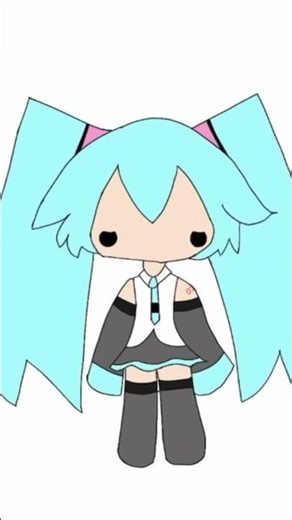 first time trying Animation!! #animation #miku #drawing #procreate