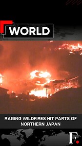 #FPReels: Deadly Wildfires In Japan, One Killed Desc: A wildfire in northeastern Japan’s Iwate Prefecture continued to spread on Thursday, leaving one person dead and forcing the evacuation of over 3,300 residents. The fire, which began on Wednesday, has already destroyed at least 84 homes. Despite efforts from local firefighters, the blaze remains uncontrolled, prompting Japan’s Self-Defense Force to deploy seven helicopters to extinguish the flames. | Firstpost