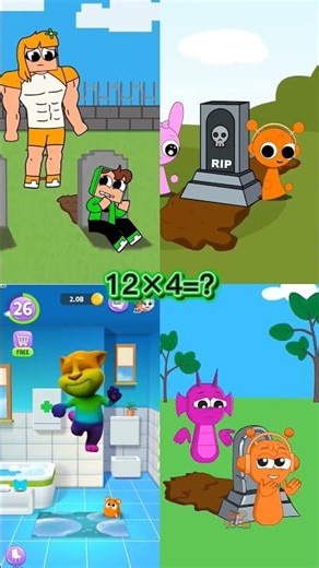 Fake Funeral #minecraft #cartton #funnymeme