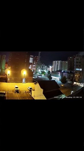 [Short] 【タイムラプス】北海道札幌市中央区北二条ライブカメラ