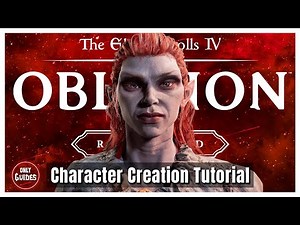 OBLIVION REMASTERED - Dark Elf Nightblade - Female Character Creation Tutorial