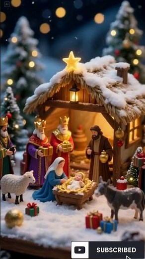 ✨ The Divine Nativity Scene - Jesus Birth Miniature Diorama ⭐ Christmas Miracle Moment 🎄