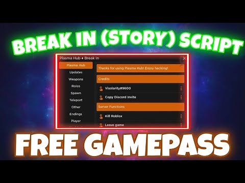 BREAK IN (STORY) SCRIPT ARCEUS X (PASTEBIN)